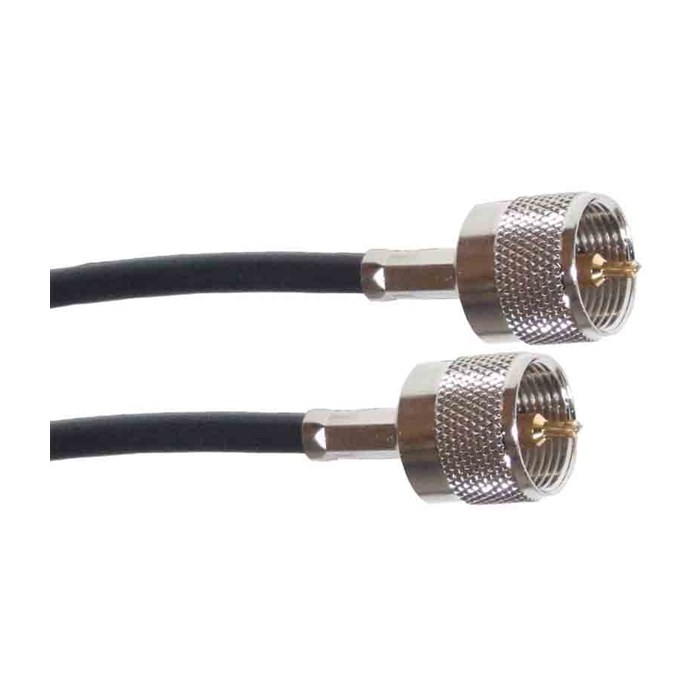 adapter cable UHF-male-UHF-male 0,6 m RG58C-U