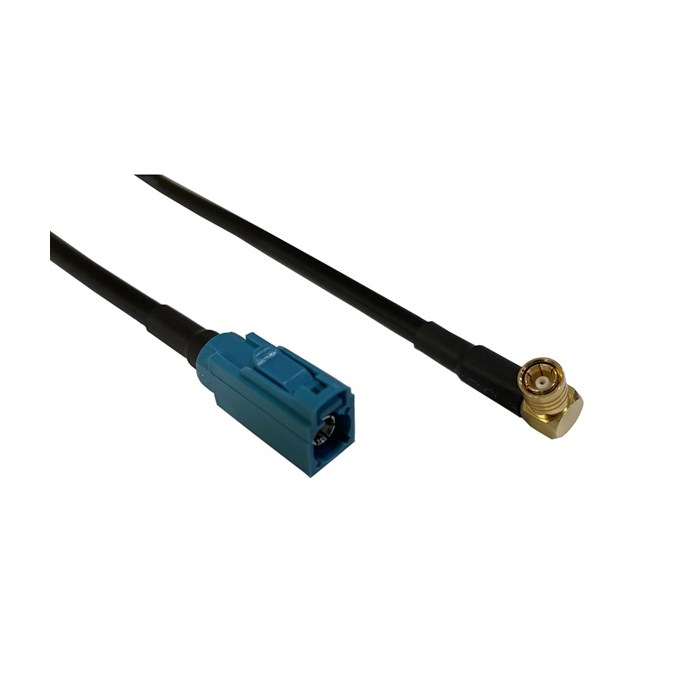 adapter cable FAKRA Z-female-SMB-female angle 6,5m