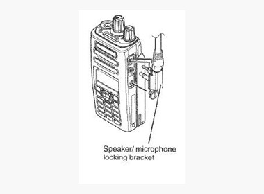 NX3200/3300 Jack Speaker/microphone bracket