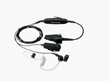 2-wire palm microphone with earphone