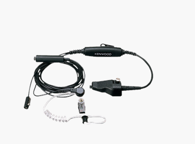3-wire mini lapel microphone with earphone