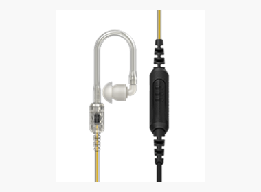 1-Wire Surveillance Kit with Loud Audio Translucent Tube, IMPRES