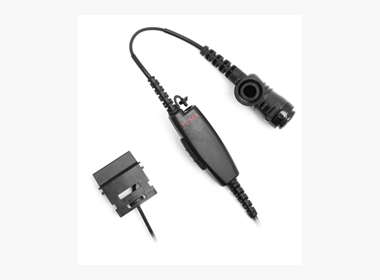 DM4000 connector, in-line PTT, w/2.5 mm PTT socket and NExus headset socket