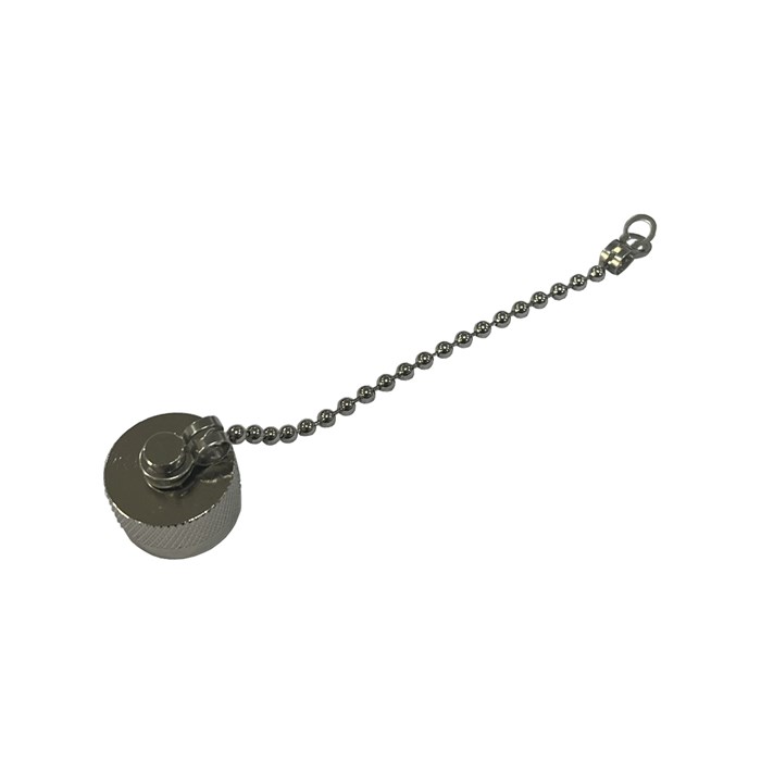 N-male protective cap with chain