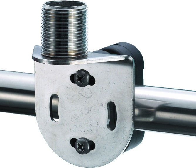 Mast - railing bracket steel 1'x14