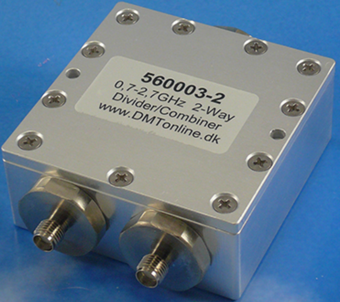 2-Way Power Divider, Combiner 0,7-2,7GHz 40 Watt