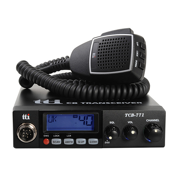 TCB-771 27MHz CB Radio 40 channels, 4W AM/FM