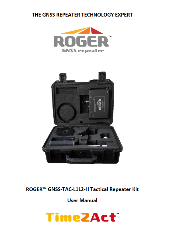 GNSS-TAC-H-L1G1GA Manual