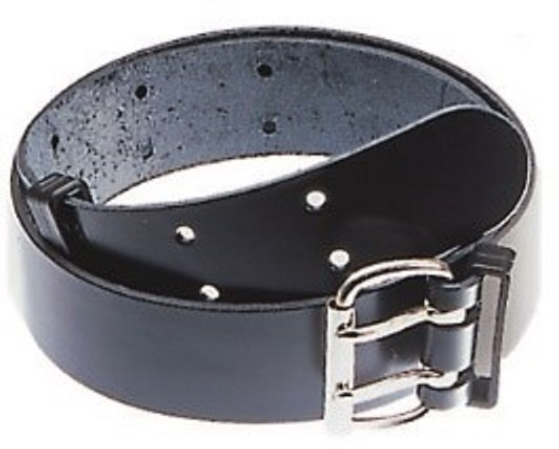 LTBLT8M Belt Waist Black, Leather, 0,8 - 1,14 m long and 50 mm wide Two-Pronged Buckle