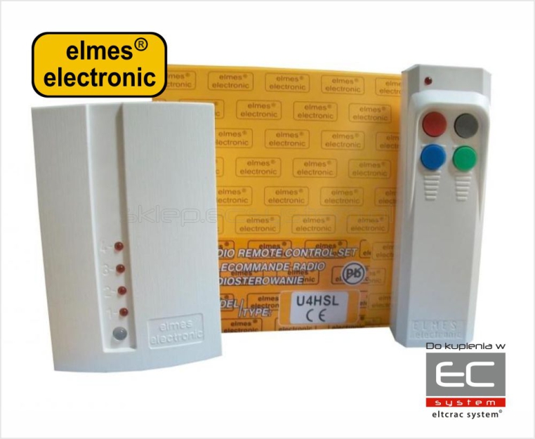 Radio link 4 channels, Superheterodyne, range 200m
