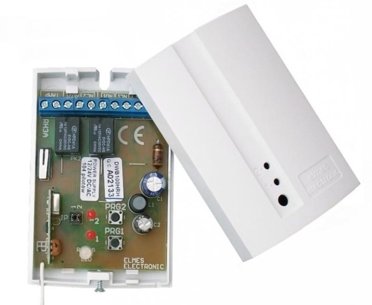 Receiver 2 channels, 12-24V, 104-pilot memory, Superheterodyne