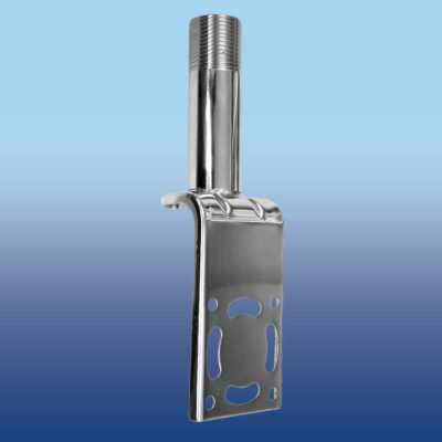L masthead bracket in stainless steel electropolished