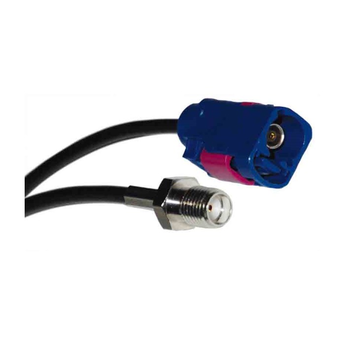 adapter cable RG316 15cm  Fakra-C female-SMA-female