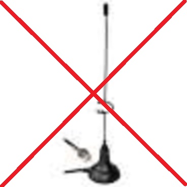 Magnet antenna 380-500 MHz +2,4 -No longer available