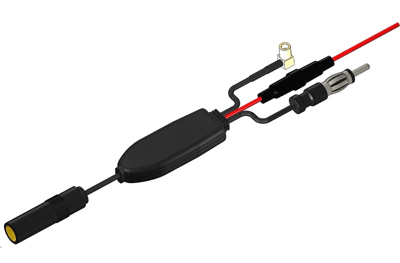 antennaadapter active with FM antenna til DAB-FM