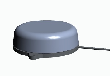 SmartPuck 5G tape-skrue 2,5m RG316 MCX-male vink 600-6000 MHz - Elnr 6553780