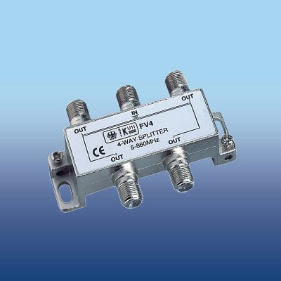 4 way splitter TV/TV or TV/FM for V9130 DVB-T2 TV antenna