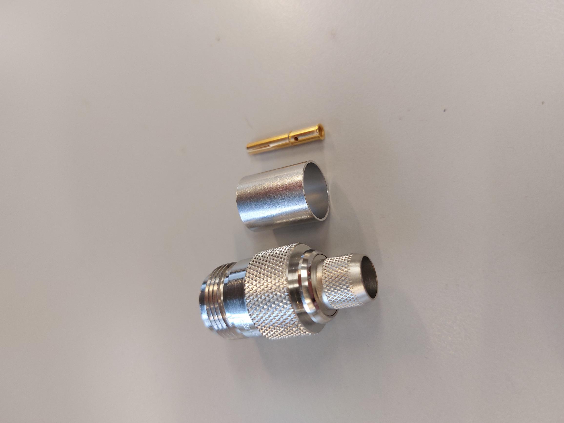 N-female RG214-U Full crimp