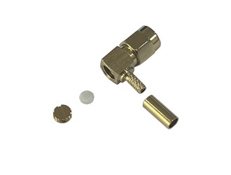 SMA-Male. RG174-RG316. Half crimp angle