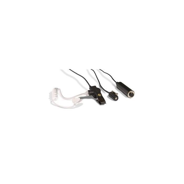 3-wire kit, separat PTT og mic, sort