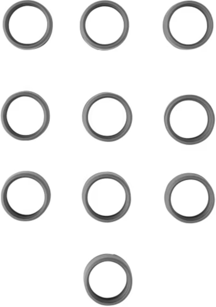 Antenna ID Band, 10 pk (GREY)