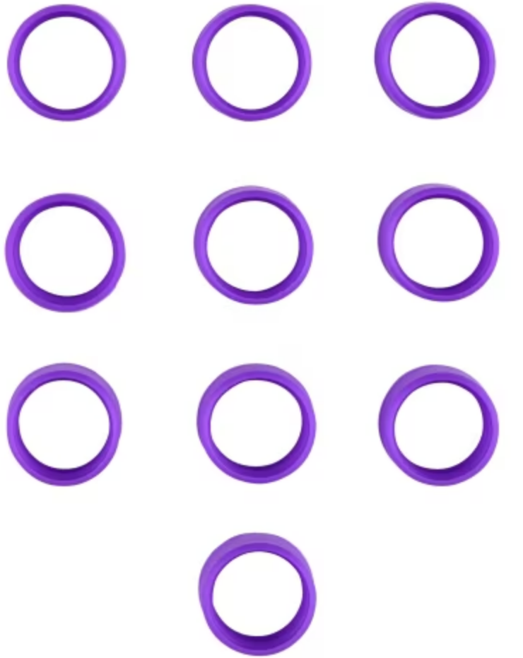 Antenna ID Band, 10 pk (Purple)