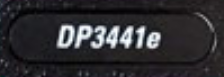 DP3441e Product Number Label