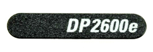DP2600e NAMEPLATE