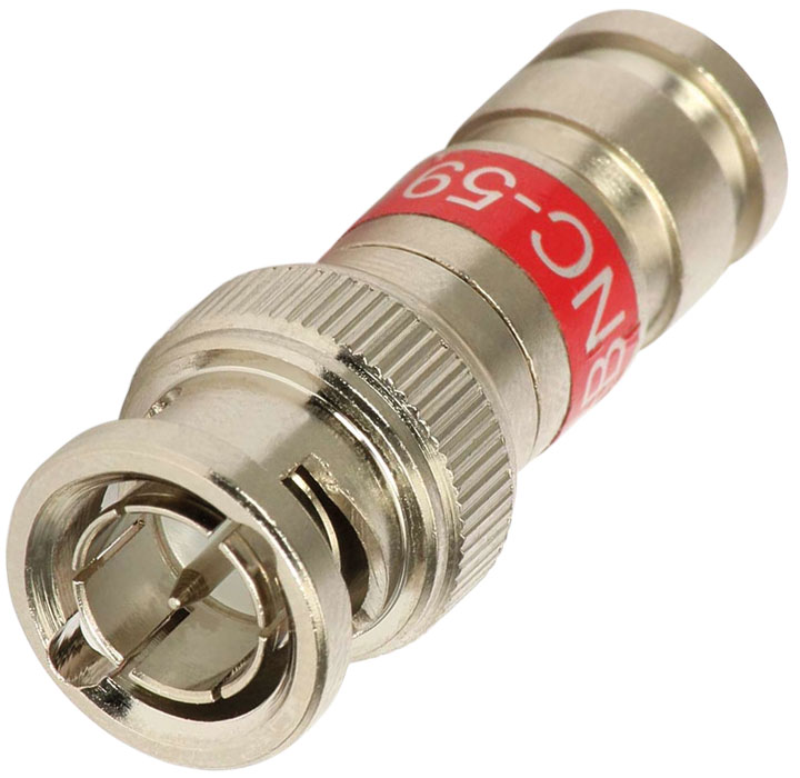 BNC Connector MASTER BNC 59 (compressed on CAMSET/RG-59)