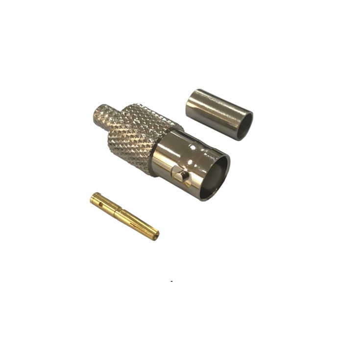 BNC-female RG58 C-U crimp - BNC-female RG58 C-U crimp - Datamatik AS