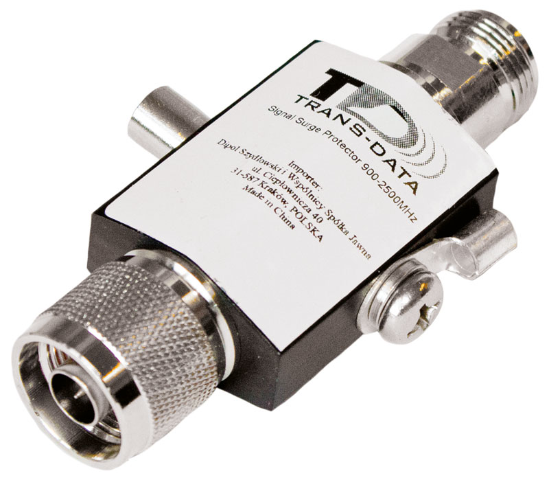 RF surge protector, 0-2500 MHz, N(m) - N(f)