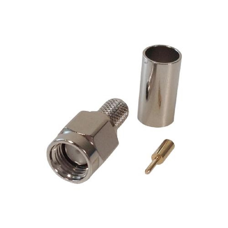 SMA-male RG58 C-U crimp