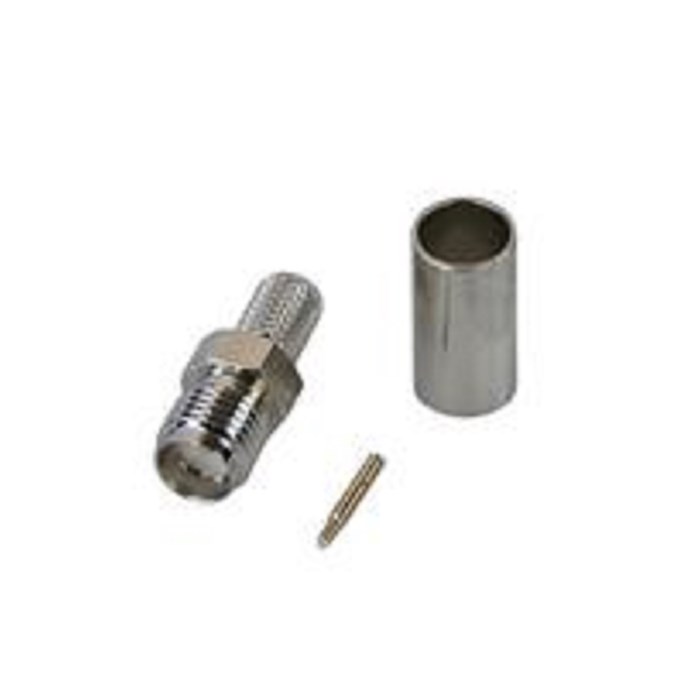 SMA-female. RG58 C-U. half crimp - SMA-female. RG58 C-U. half crimp ...