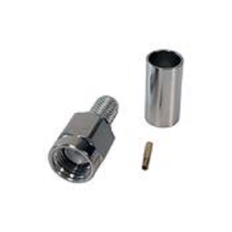 RP SMA-male. RG58C-U. half crimp