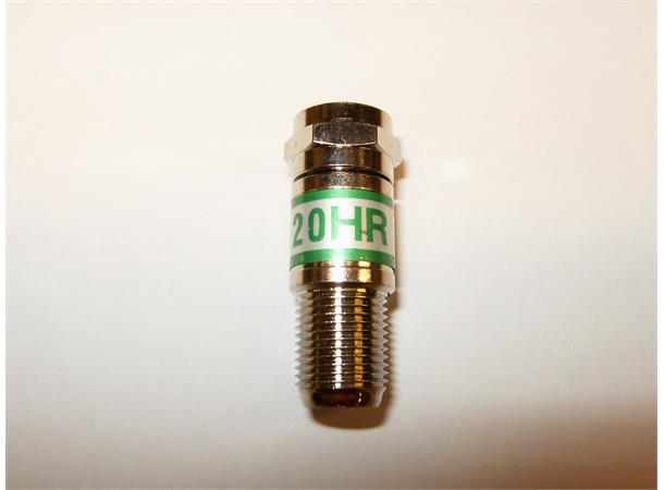Attenuator, 10 dB, F-Female / F-Male