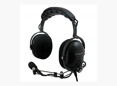 Heavy duty noise cancelling headset with PTT