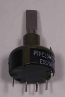 Potentiometer, on/off