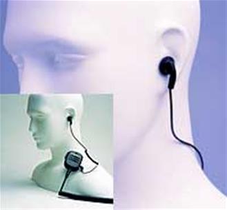 Earbud with 3.5mm Plug, Black