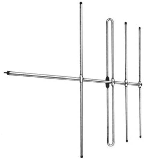 4-element Yagi 145-165 MHz 9 dBi