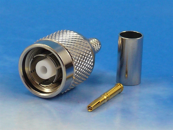 RPTNC male crimp for RG58