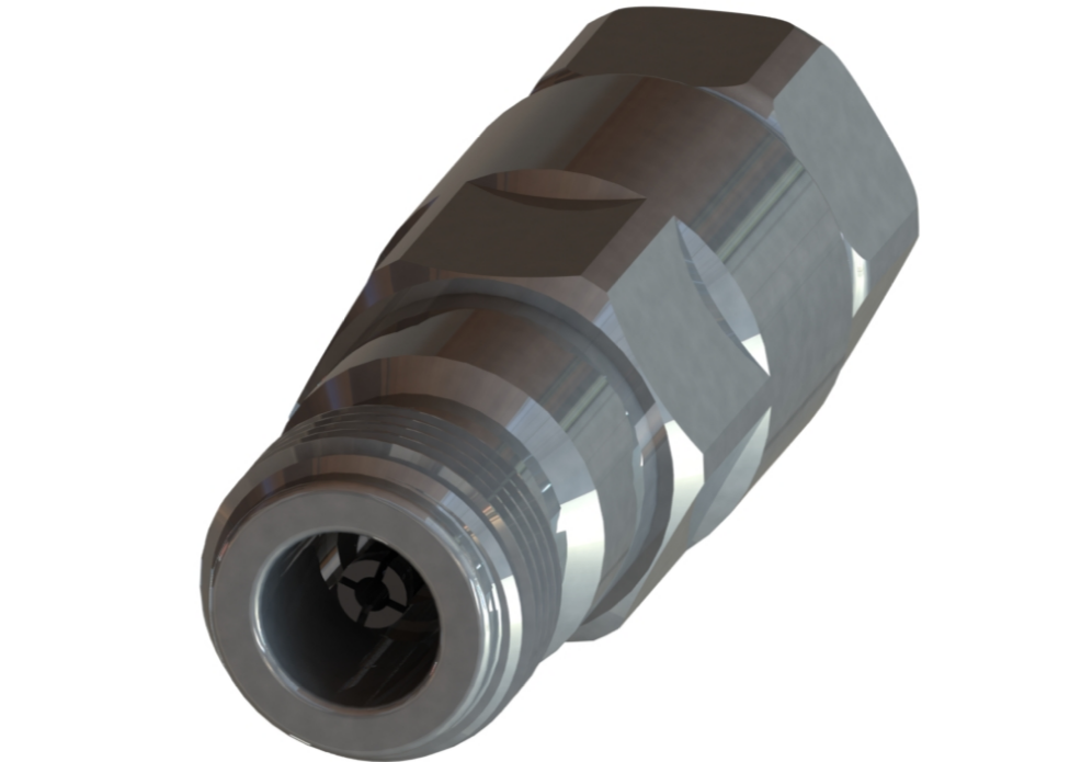 N-Female for Aircell 5 crimp