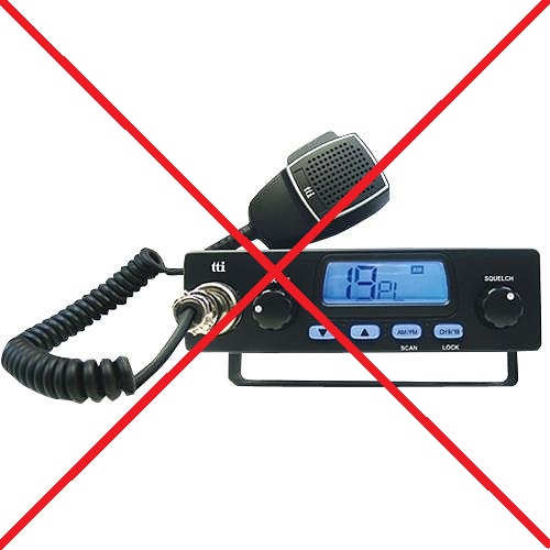 TCB-550N 27MHz CB Radio 40 channels, 4W AM/FM - No longer available