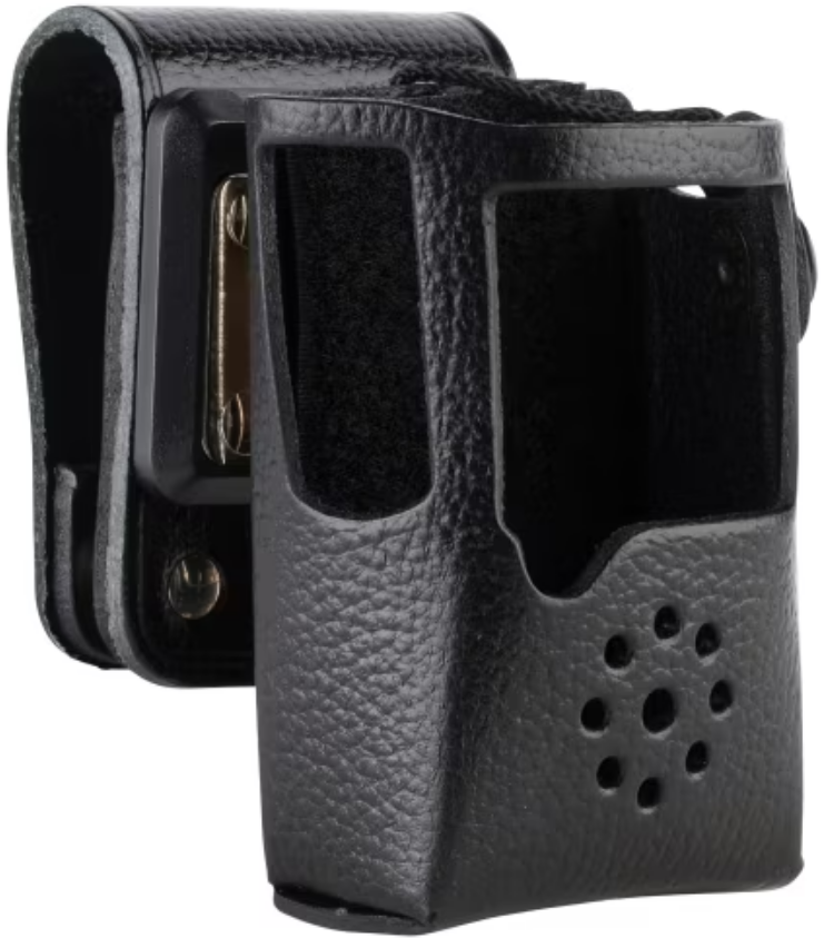 Leather Carry Case With Swivel and Belt Loop