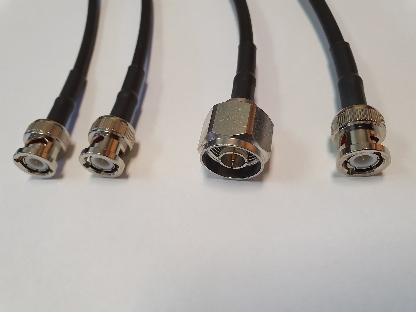 Antenna Cable kit for Repeaters with BNC and N-connector to Duplexer with BNC-connector, 50cm