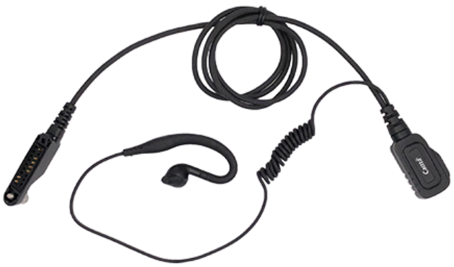 AA200 C-Style Earpiece with On-MIC PTT
