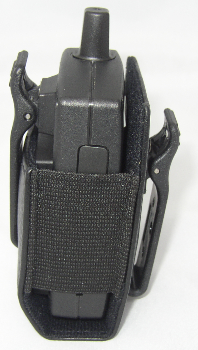 Bæreveske, lær med klips