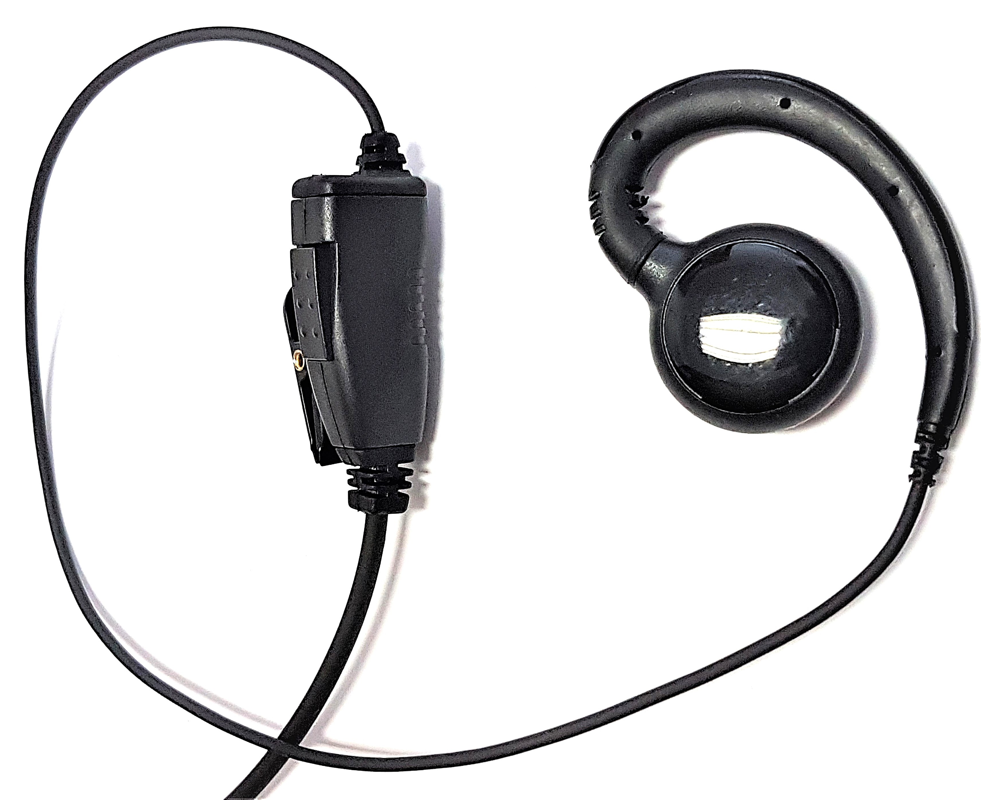 G-shaped earpiece with PTT and mic for CLP (alternative to HKLN4602)