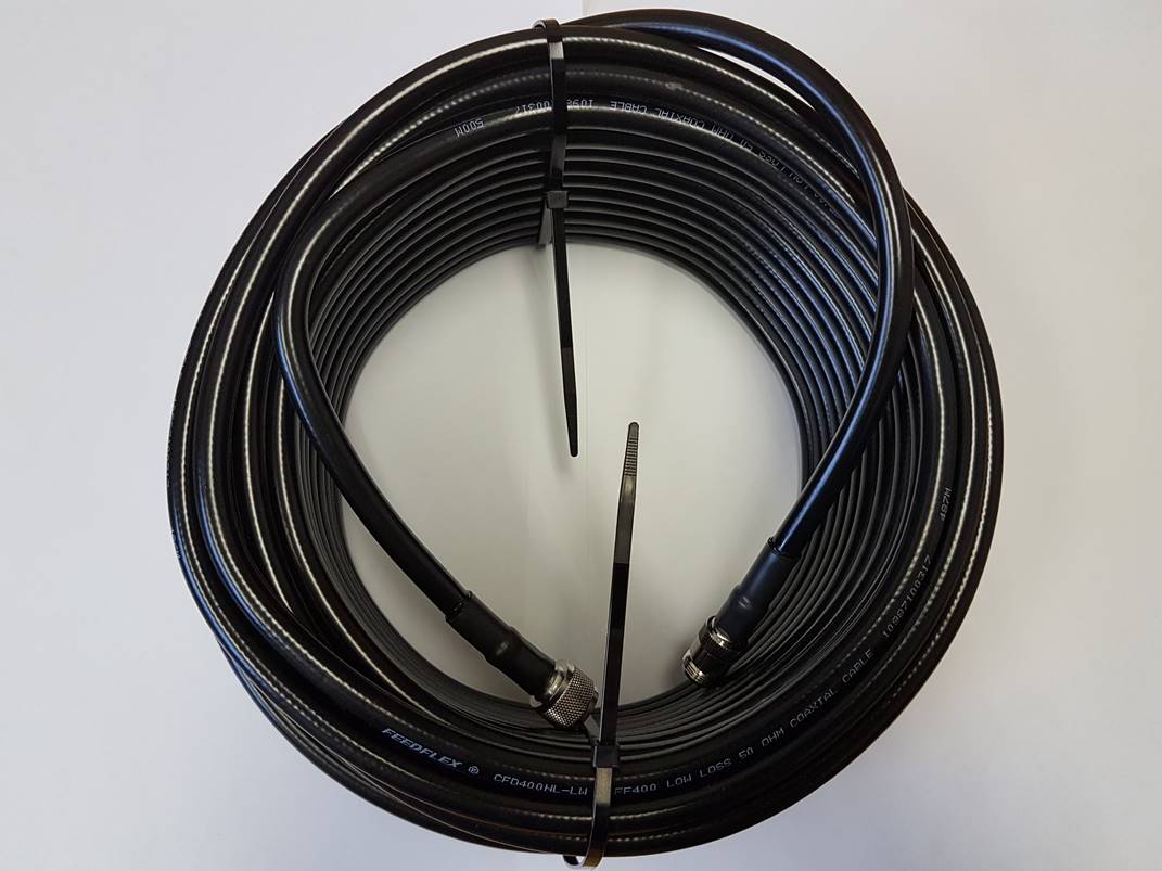 Antenna Cable FF400 Low Loss coax with N-male to N-male 10m