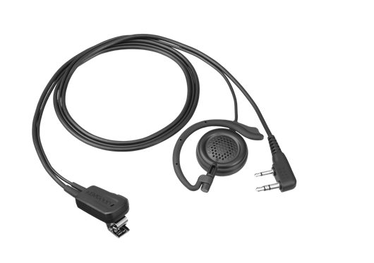 Clip Microphone with "G" Earpiece and PTT (VOX ready)