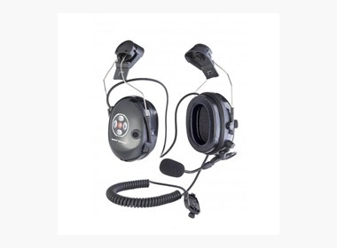 Heavy Duty headset, helemt fixing, 1 BT device + cable for DP4000, Direct keying